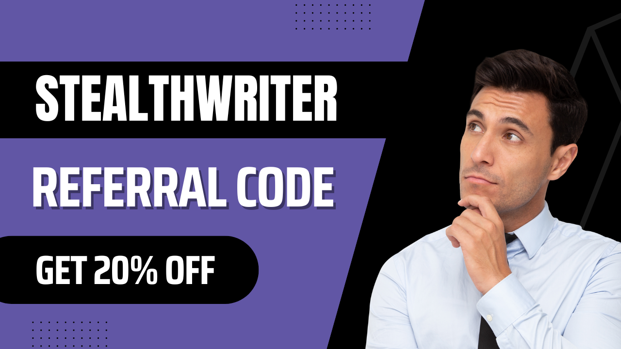 Stealthwriter Referral Code