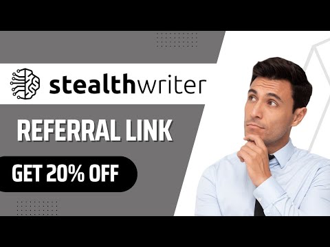 StealthWriter Referral Code